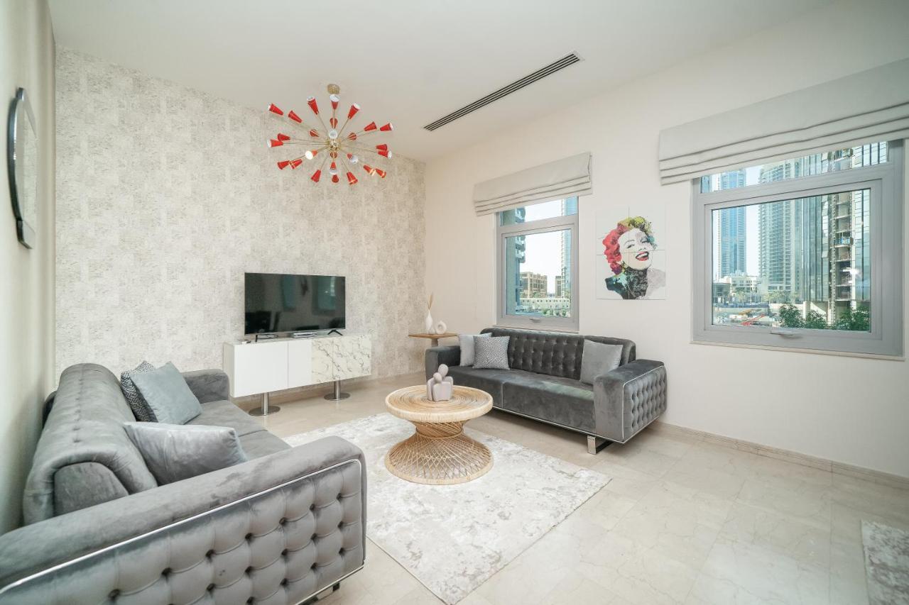 Bellavista - Villa Luxe Resort - 1Br - Burj Residences - Direct Access Dubai Fountain And Mall Luaran gambar